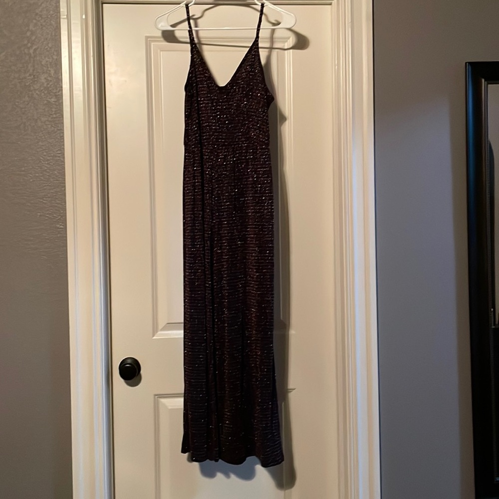 Wild Fable Shimmering Black Jumpsuit